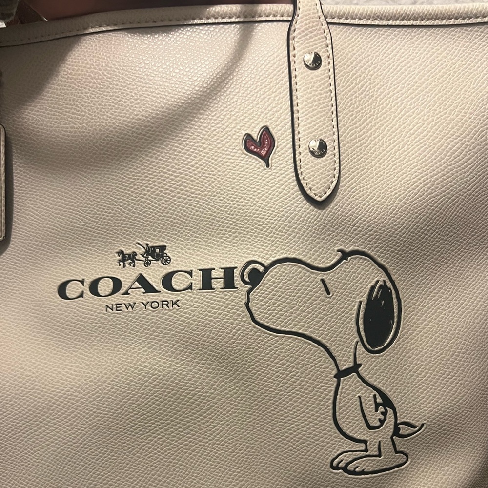 Peanuts x Coach Tote, NWT-offers welcome - Picture 9 of 13